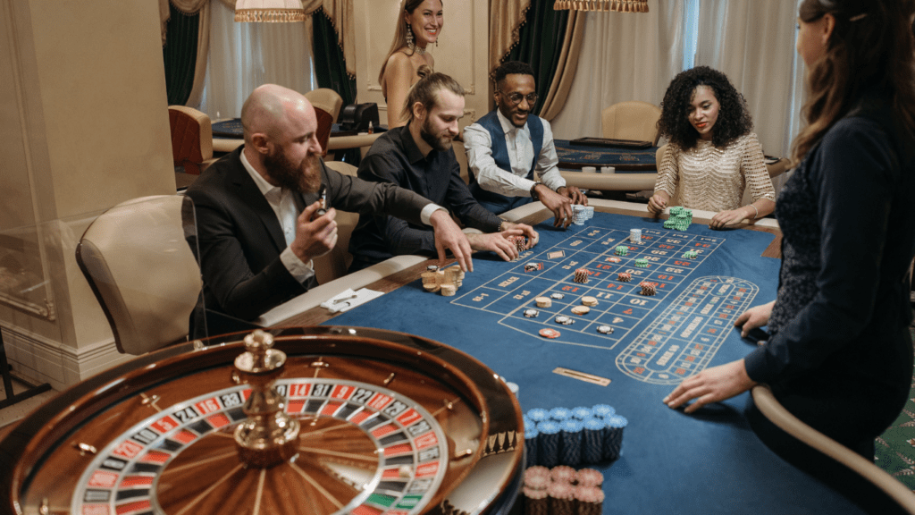 Gamblers at Casino table