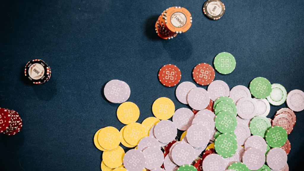 Stack of casino chips