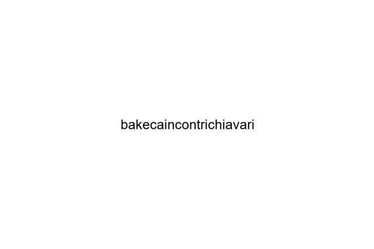 bakecaincontrichiavari