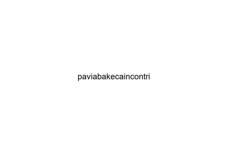 paviabakecaincontri