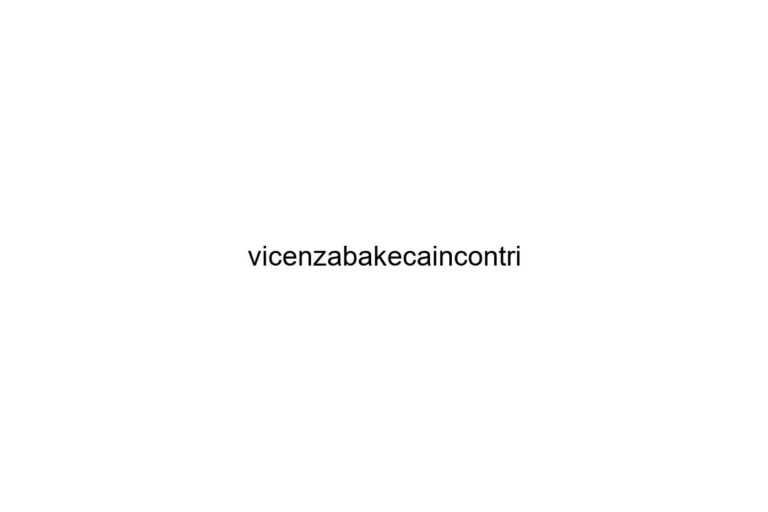 vicenzabakecaincontri