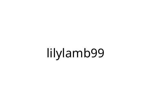 lilylamb99
