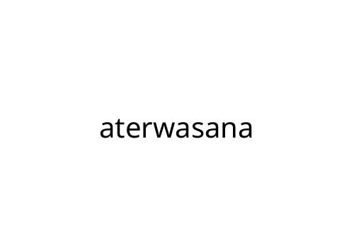 aterwasana