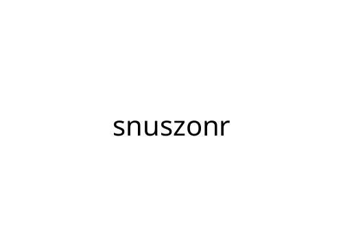 snuszonr