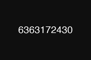 6363172430