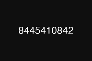 8445410842