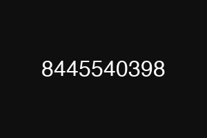 8445540398