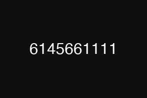 6145661111