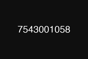 7543001058