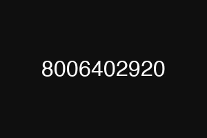 8006402920