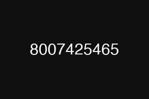 8007425465