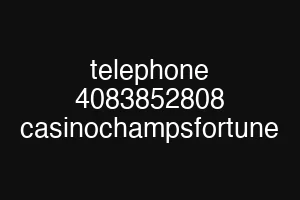telephone 4083852808 casinochampsfortune